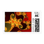 Fiery Tentacles Postage Stamp