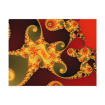 Fiery Tentacles Postcard by JamesOakley Fiery Tentacles Postcard