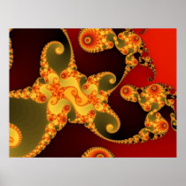 Fiery Tentacles Poster