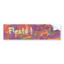 Fiesta, Abstract Bumper Sticker