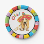 Fiesta Basset Paper Plate