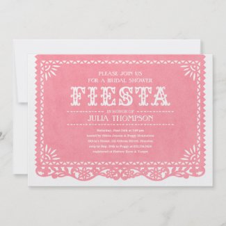 Fiesta Bridal Shower Invitations zazzle_invitation