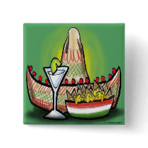 Fiesta Pinback Buttons