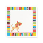 Fiesta Chihuahua Paper Napkin