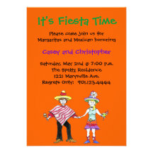 Fiesta Couple Shower Invitations