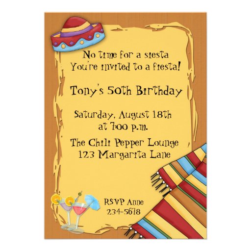 Fiesta Invitation