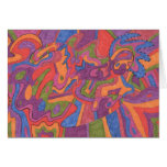 Fiesta, original abstract cards