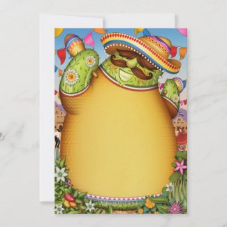 Fiesta Party Inviations Fiesta Stationery zazzle_invitation