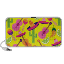 Fiesta Party Sombrero Limes Guitar Maraca Saguaro Mp3 Speaker