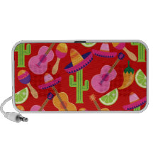 Fiesta Party Sombrero Limes Guitar Maraca Saguaro Speaker System