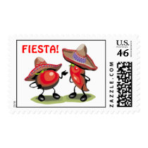 Fiesta! Peppers Postage Stamps