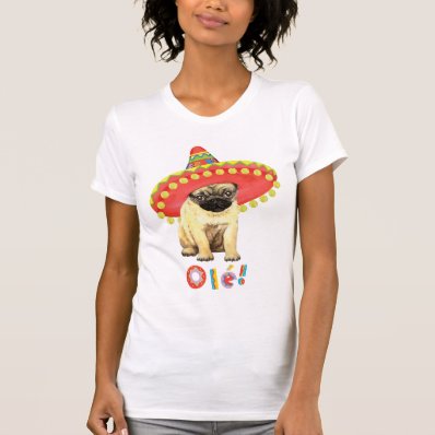 Fiesta Pug Tee Shirt