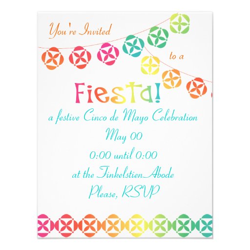 Fiesta Rainbow Invite