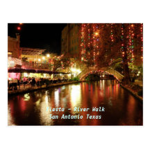 Fiesta ~ River Walk San Antonio Texas Post Card
