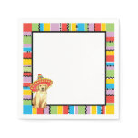 Fiesta Yellow Lab Paper Napkin