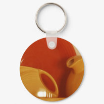 Fiesta Yellow Pitcher & Red Plate keychains by danagraves Fiesta Yellow Pitcher & Red Plate keychains