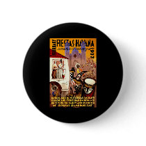 Fiestas Havana 1937 Pinback Button