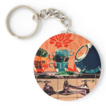 Fiestaware and the Kitchen Sink keychains