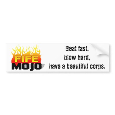 Fife Mojo Beat Sticker Bumper Stickers by fifemojo