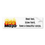 Fife Mojo Beat Sticker Bumper Stickers