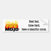 Fife Mojo Beat Sticker Bumper Stickers