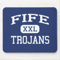 Fife - Trojans - High School - Tacoma Washington mousepads by customteamsportswear Fife - Trojans - High School - Tacoma Washington mousepads