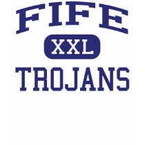 Fife - Trojans - High School - Tacoma Washington t-shirts by customteamsportswear Fife - Trojans - High School - Tacoma Washington t-shirts