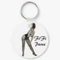 FiFi Paree Photo Keychain Burlesque Stripper
