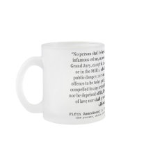 Fifth Amendment to the United States Constitution Coffee Mug