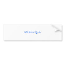 Fifth Avenue Beach Michigan Classic Design Bumper Sticker