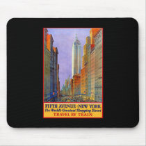 Fifth Avenue New York Mousepads