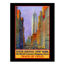 Fifth Avenue New York Post Card