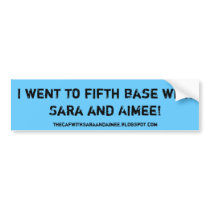 Fifth base sticker take 2 bumper stickers