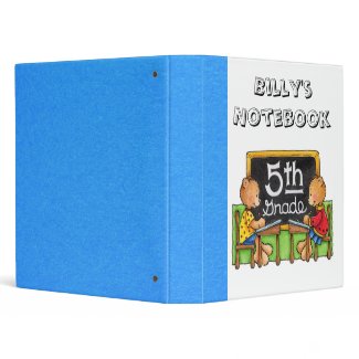 Fifth Grade Notebook binder