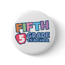 Fifth Grade Teacher buttons
