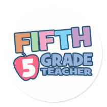 Fifth Grade Teacher stickers