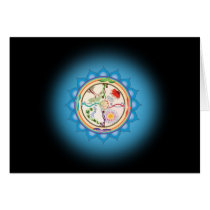 Fifth Step to Soul Card with Fifth Chakra Mantra