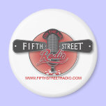 Fifth Street Radio Round/Square Magnet magnets