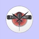 Fifth Street Radio Wall Clock wall clocks