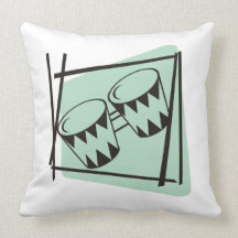 Fifties Bongos Pillows