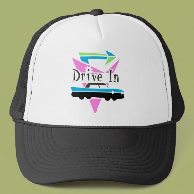 Fifties Drive In Mesh Hats Zazzle_hat