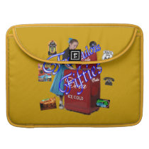 Fifties Memorbilia icons Rickshaw Flap Sleeve Sleeve For Macbooks