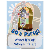 Fifties Party flyers by Retrofort Fifties Party flyers
