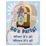 Fifties Party flyers