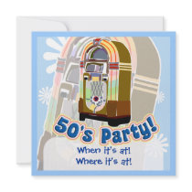 Fifties Party invitations by Retrofort Fifties Party invitations
