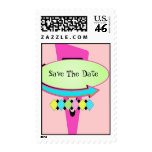 Fifties Save the Date Stamp