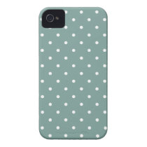 Fifties Style Blue Polka Dot Iphone 4/4S Case casemate cases