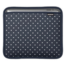 Fifties Style Dark Blue Polka Dot iPad 3 Sleeve ipad sleeves