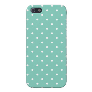Fifties Style Turquoise Polka Dot iPhone 5 Case
