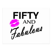 Fifty And Fabulous Postcards